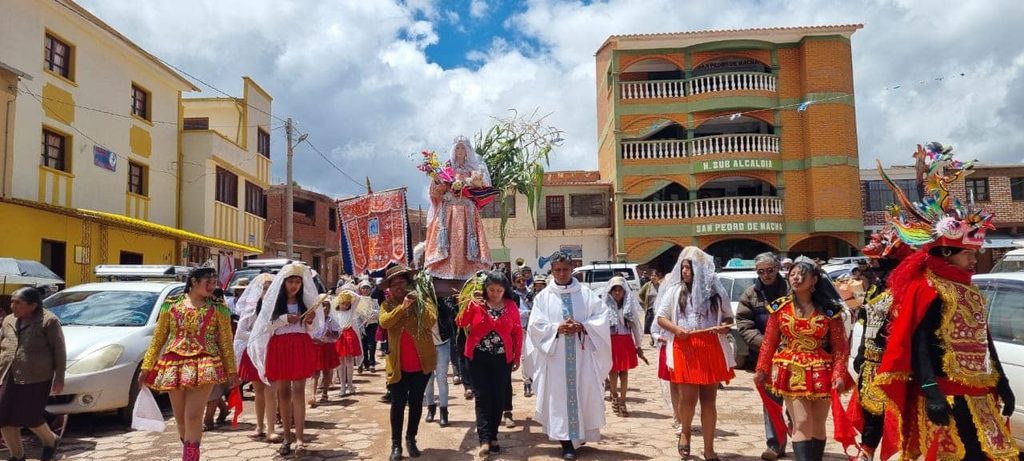 eim Fest der Jungfrau von Candelaria am 2. Februar in der Pfarrei Macha Bolivien