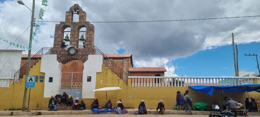 Die Pfarrkirche von Ravelo Bolivien 