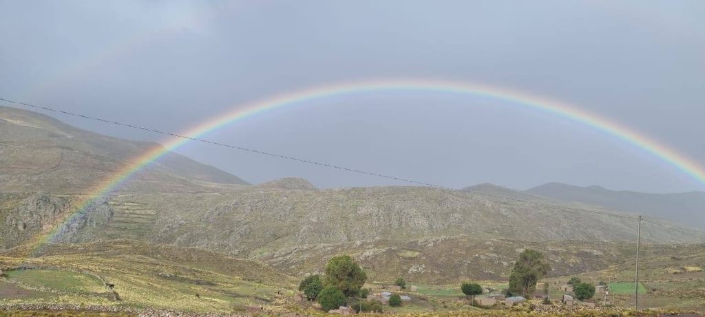 Wie sagt man am Ende des Regenbogens liegt der Goldschatz. Leider konnte ich ihn nicht finden und muss mich deshalb mit Euren Spenden begnügen.